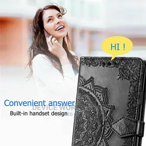 Mandala Embossed Leather Flip Case for Samsung Z Fold 4