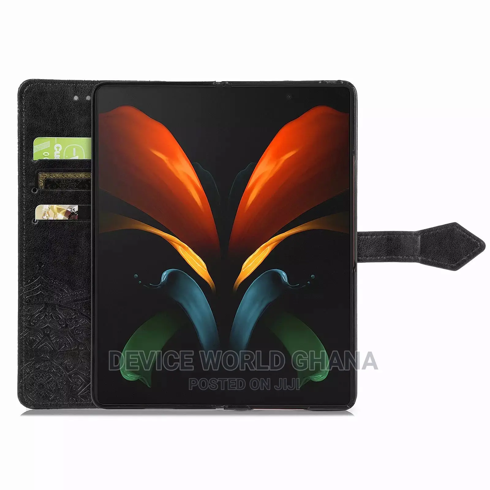 Mandala Embossed Leather Flip Case for Samsung Z Fold 4