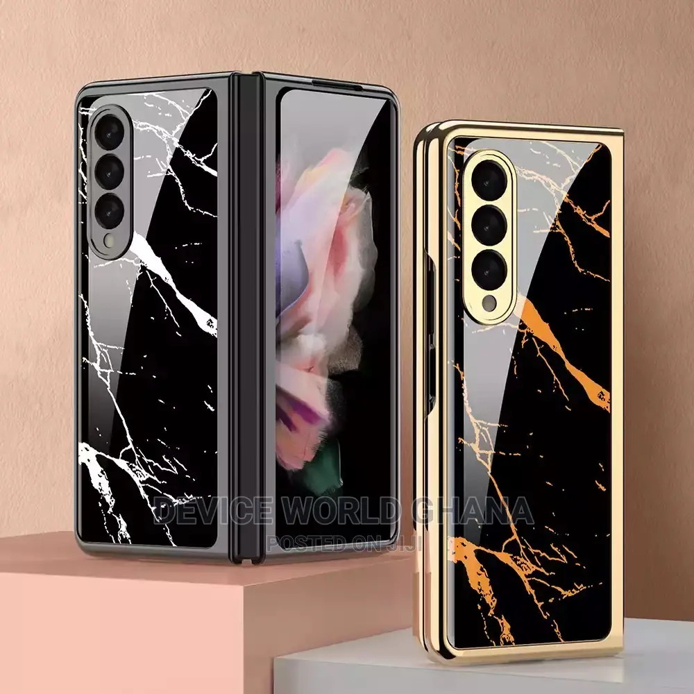 Caseneo Glossy Marble Case Available 4 Samsung Z Fold 7 6 5 4 3