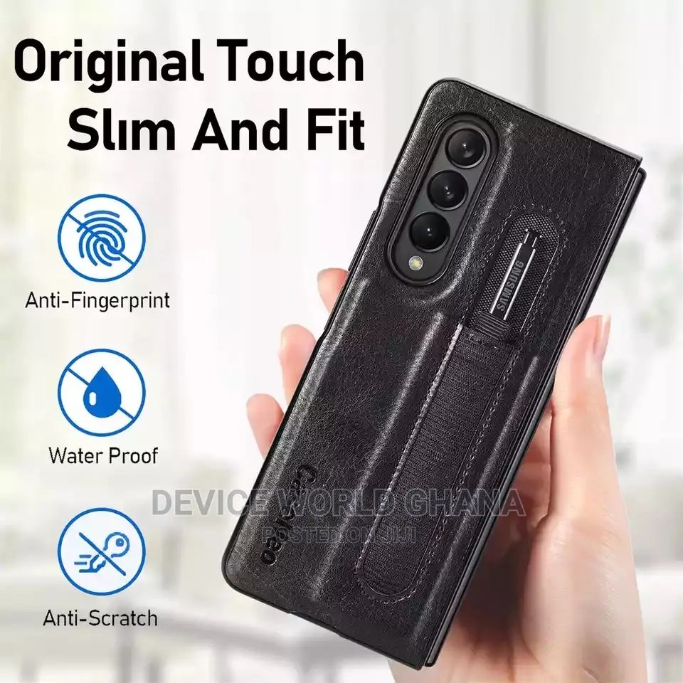 Caseneo Leather Case for Samsung Z Fold 4 and Z Fold 3