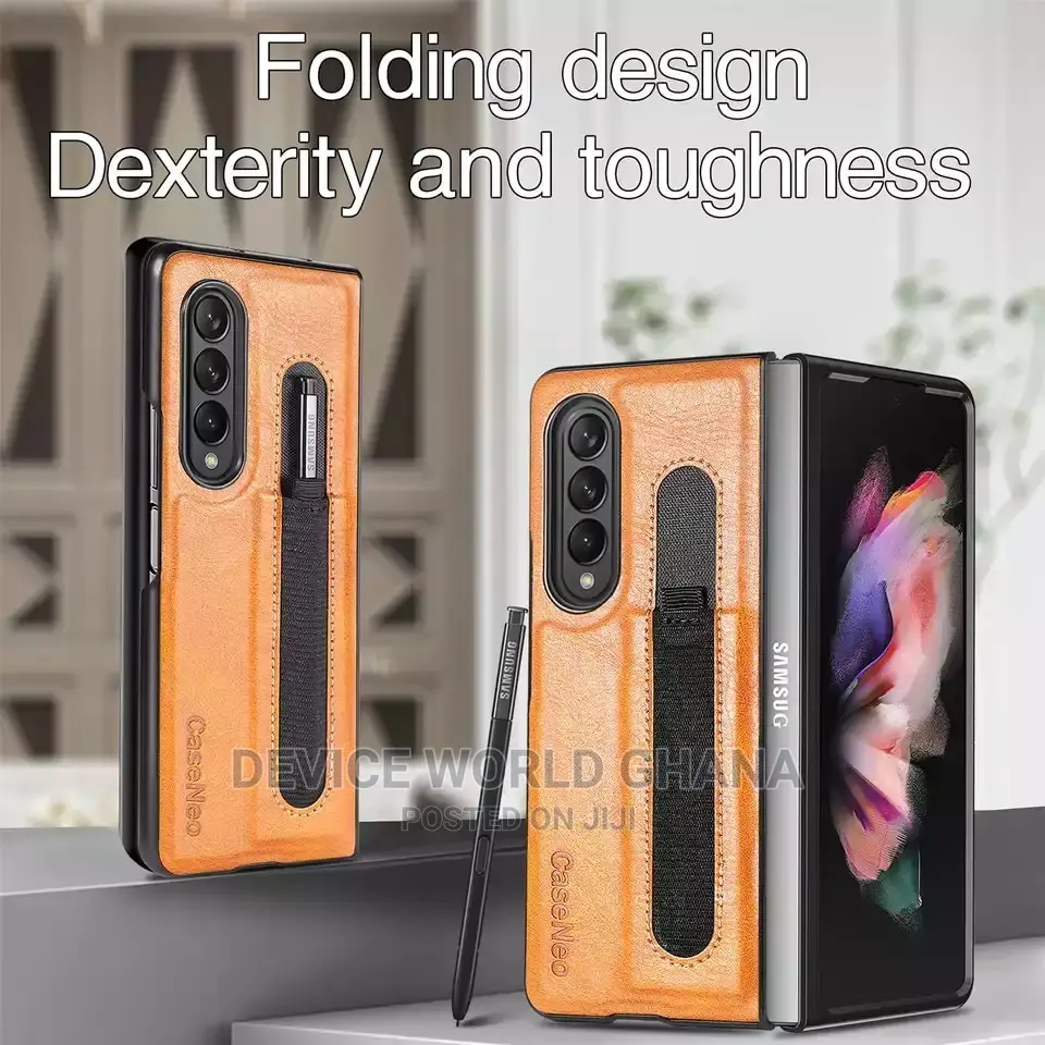 Caseneo Leather Case for Samsung Z Fold 4 and Z Fold 3
