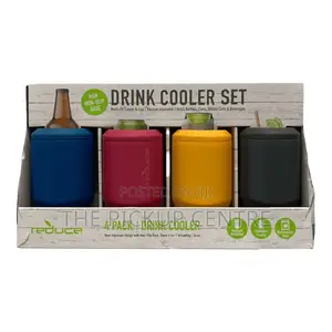 Reduce Vacuum Insulated 14oz Drink Cooler Set, 4 Pack