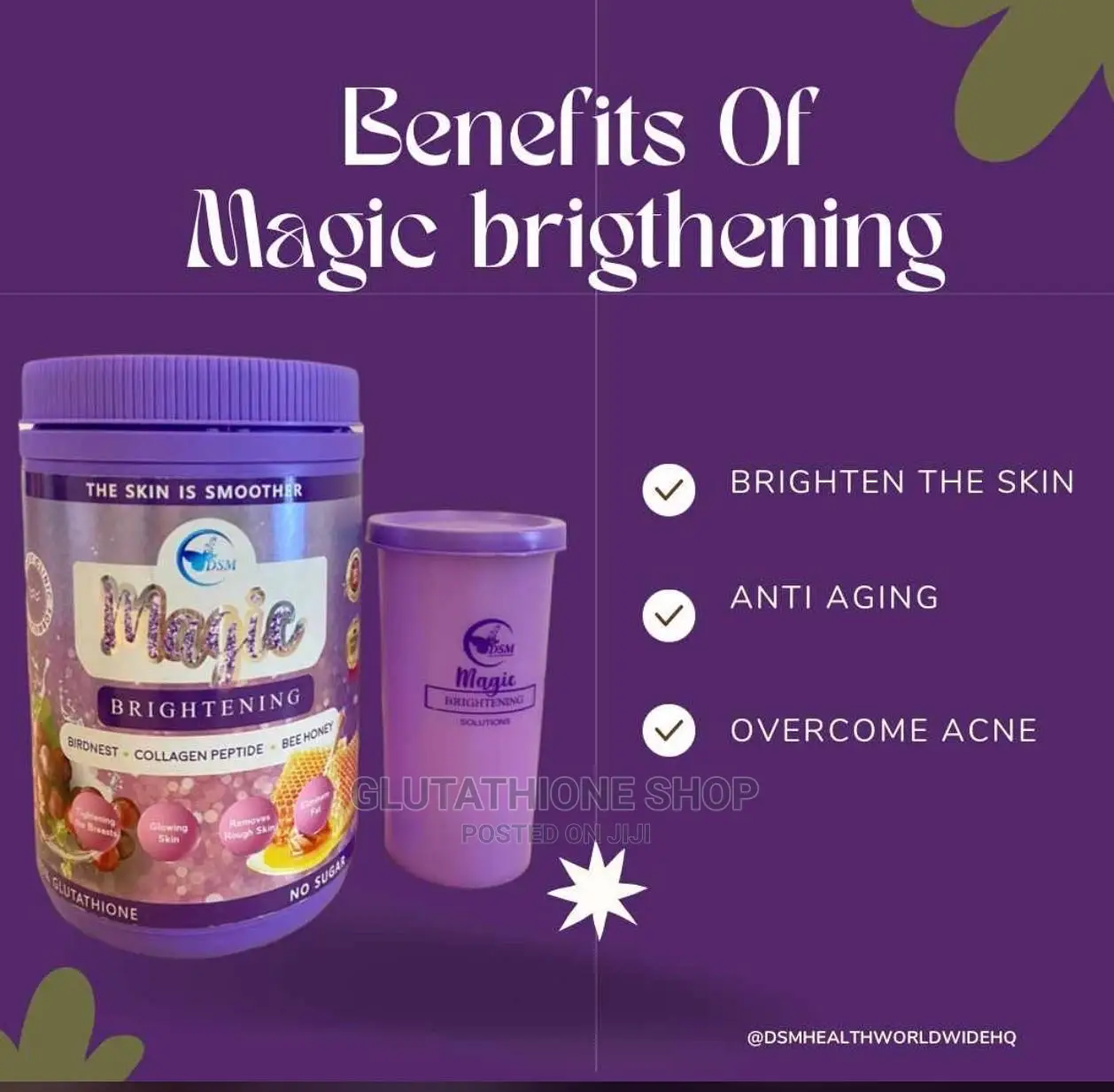 Magic Whitening Brightening Skin Supplement