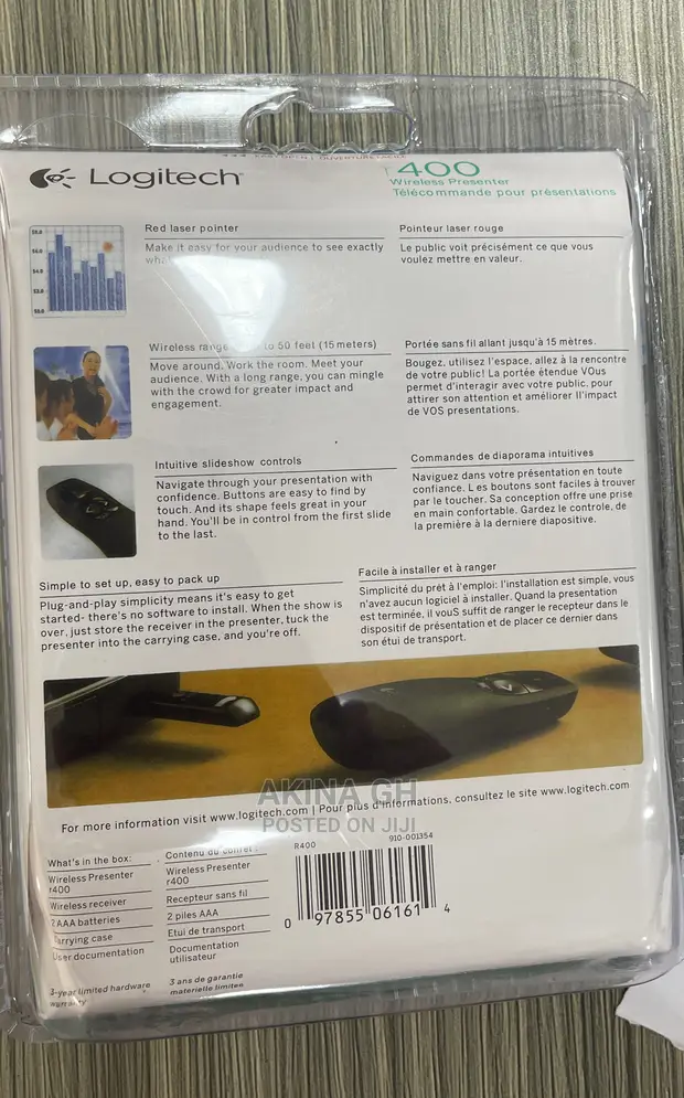 Logitech Wireless Laser Presenter Pointer 2