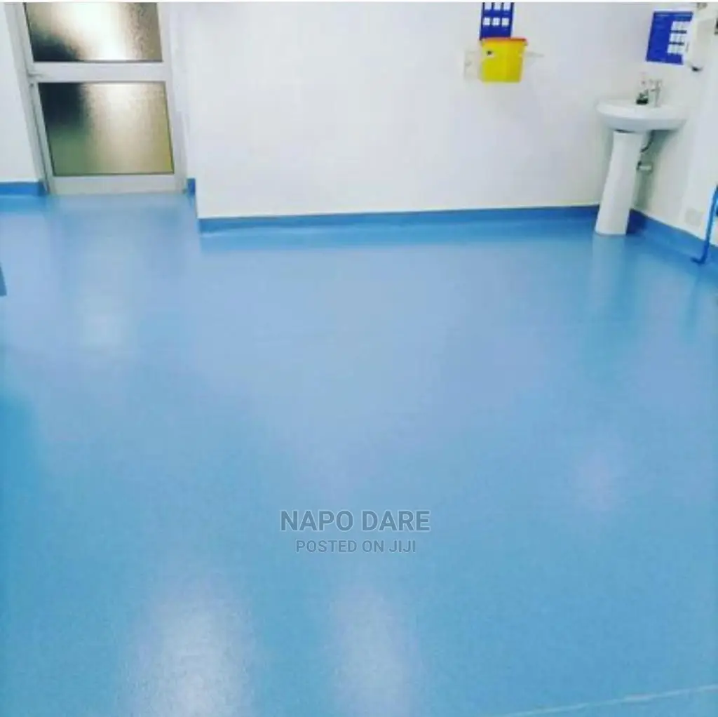 Homogeneous Hospital Flooring