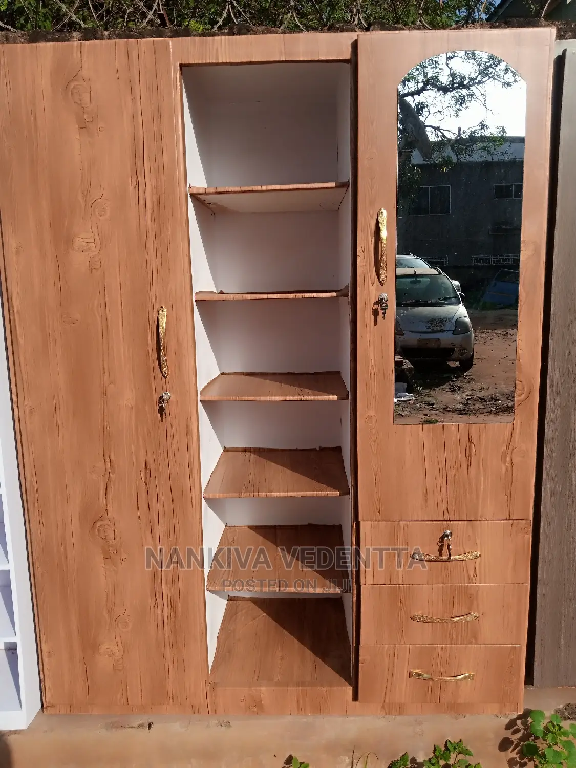 Three in One Wardrobe With Shoes Rack
