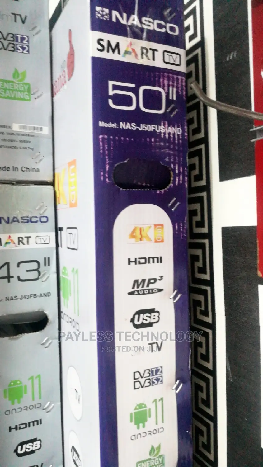 NASCO SATELLITE 50inch 4K Smart Televisions