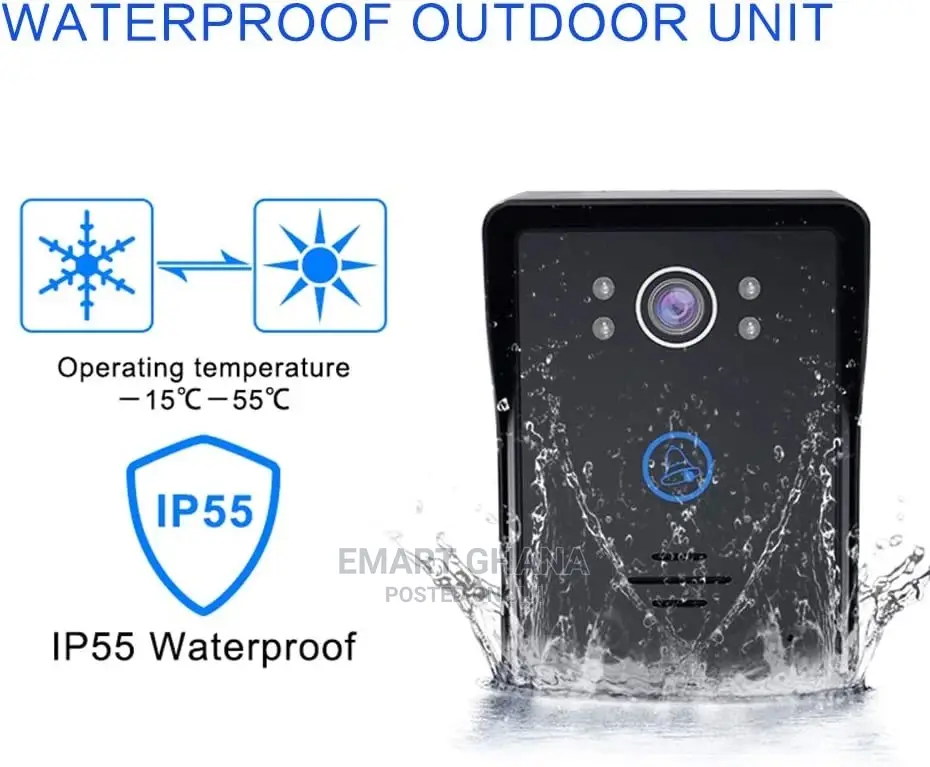 2.4G Wireless Video Door Phone Doorbell Intercom System