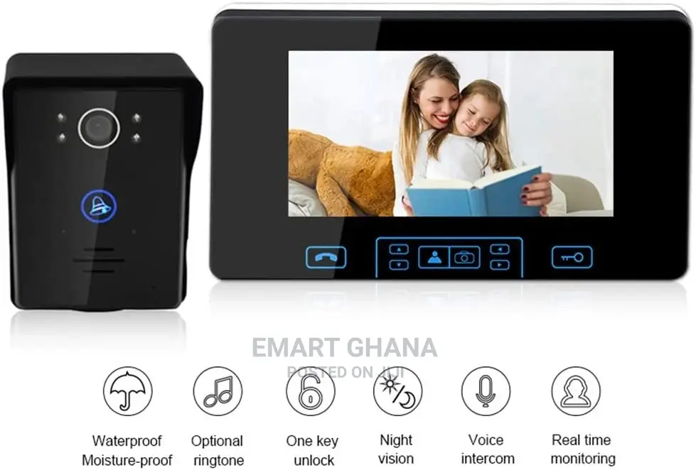 2.4G Wireless Video Door Phone Doorbell Intercom System