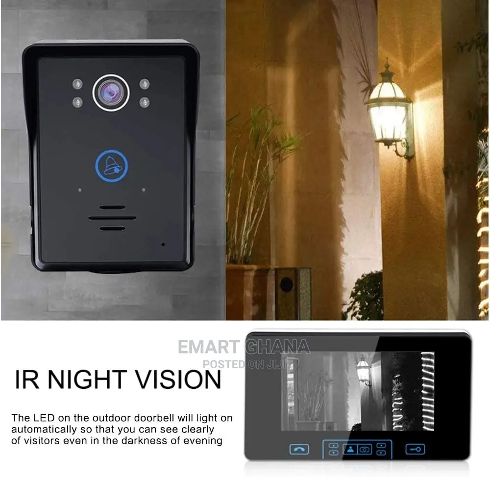 2.4G Wireless Video Door Phone Doorbell Intercom System