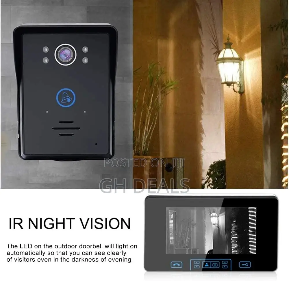 2.4G Wireless Video Door Phone Doorbell Intercom System