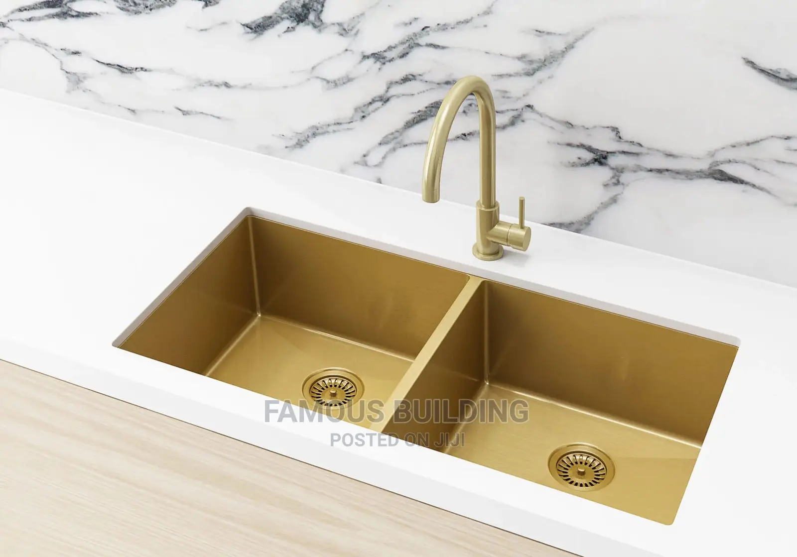Stainless Steel Gold Sink