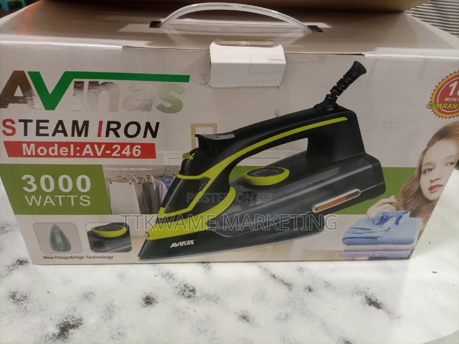 Heavy Capacity Steam Avinas Irons