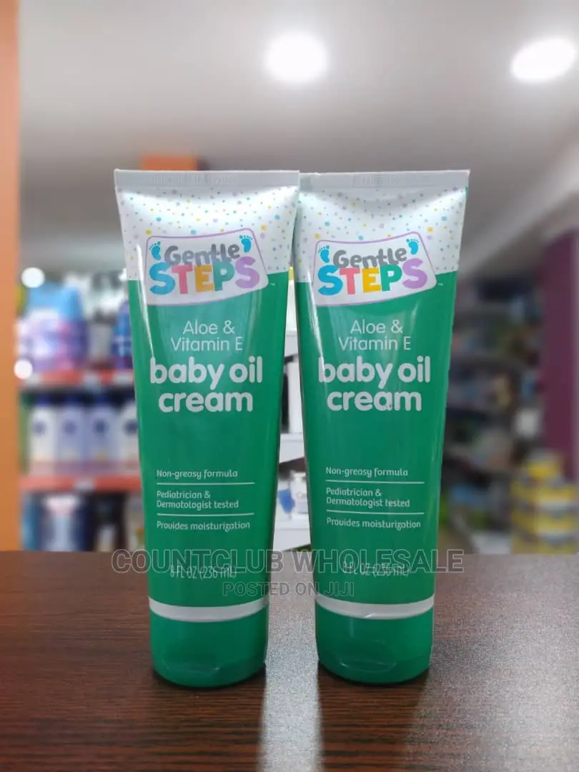 Gentle Steps Baby Oil Cream, Aloe Vitamin E 236ml