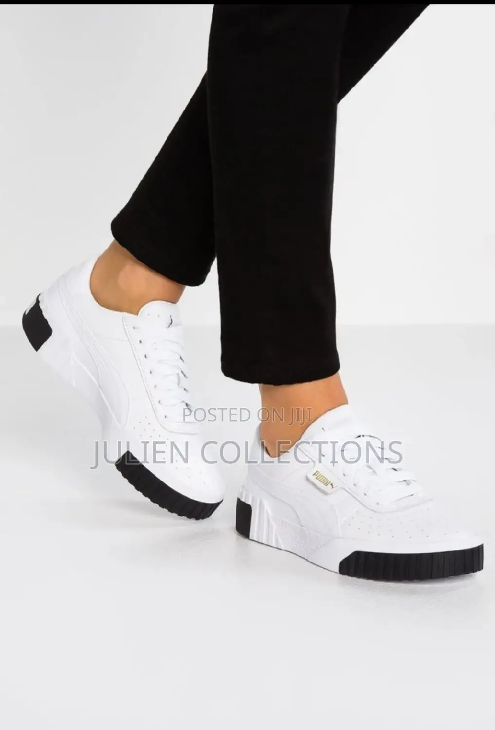 Puma Cali White and Black