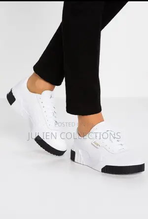 Puma Cali White and Black