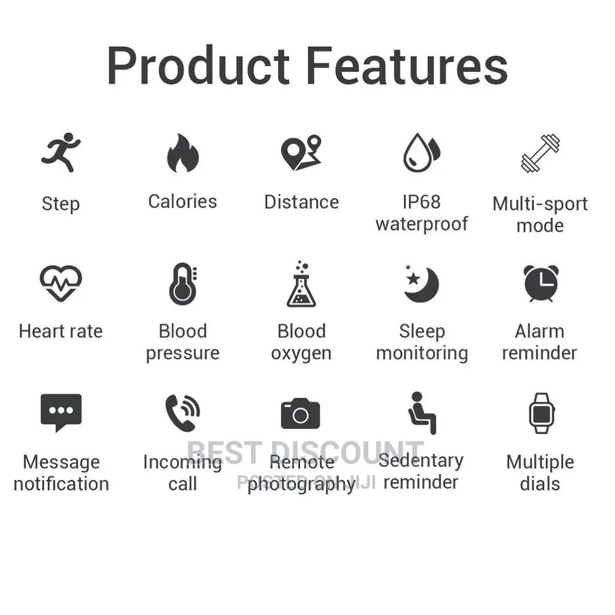 Milanese Mesh Strap Smartwatch Fitness Tracker