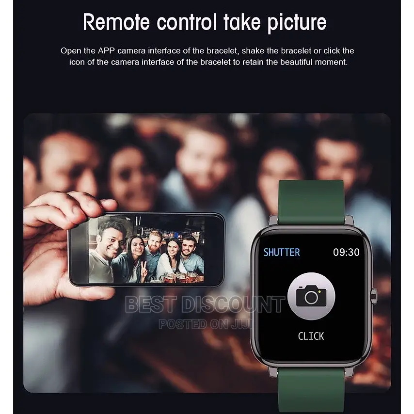 Milanese Mesh Strap Smartwatch Fitness Tracker