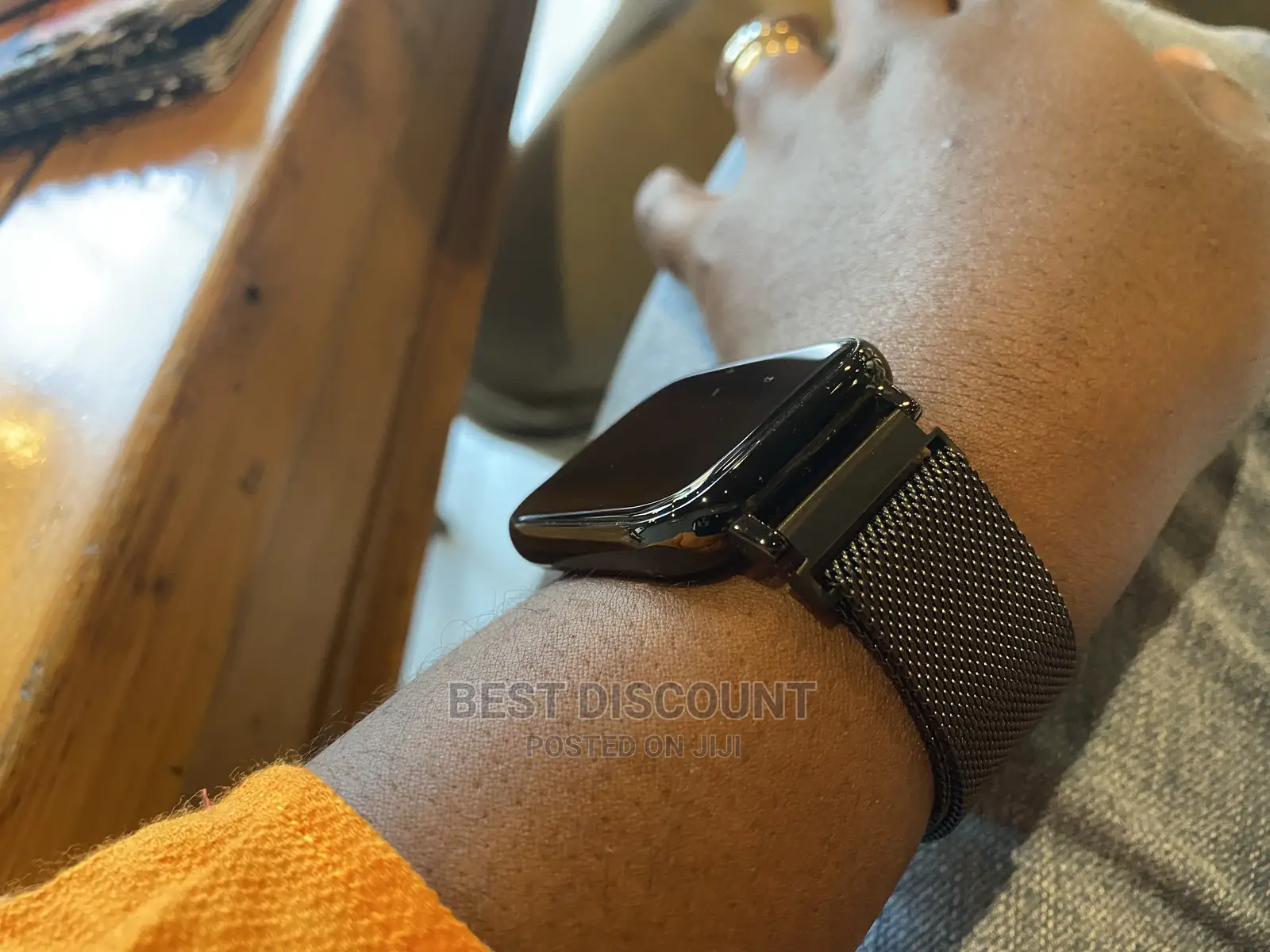 Milanese Mesh Strap Smartwatch Fitness Tracker