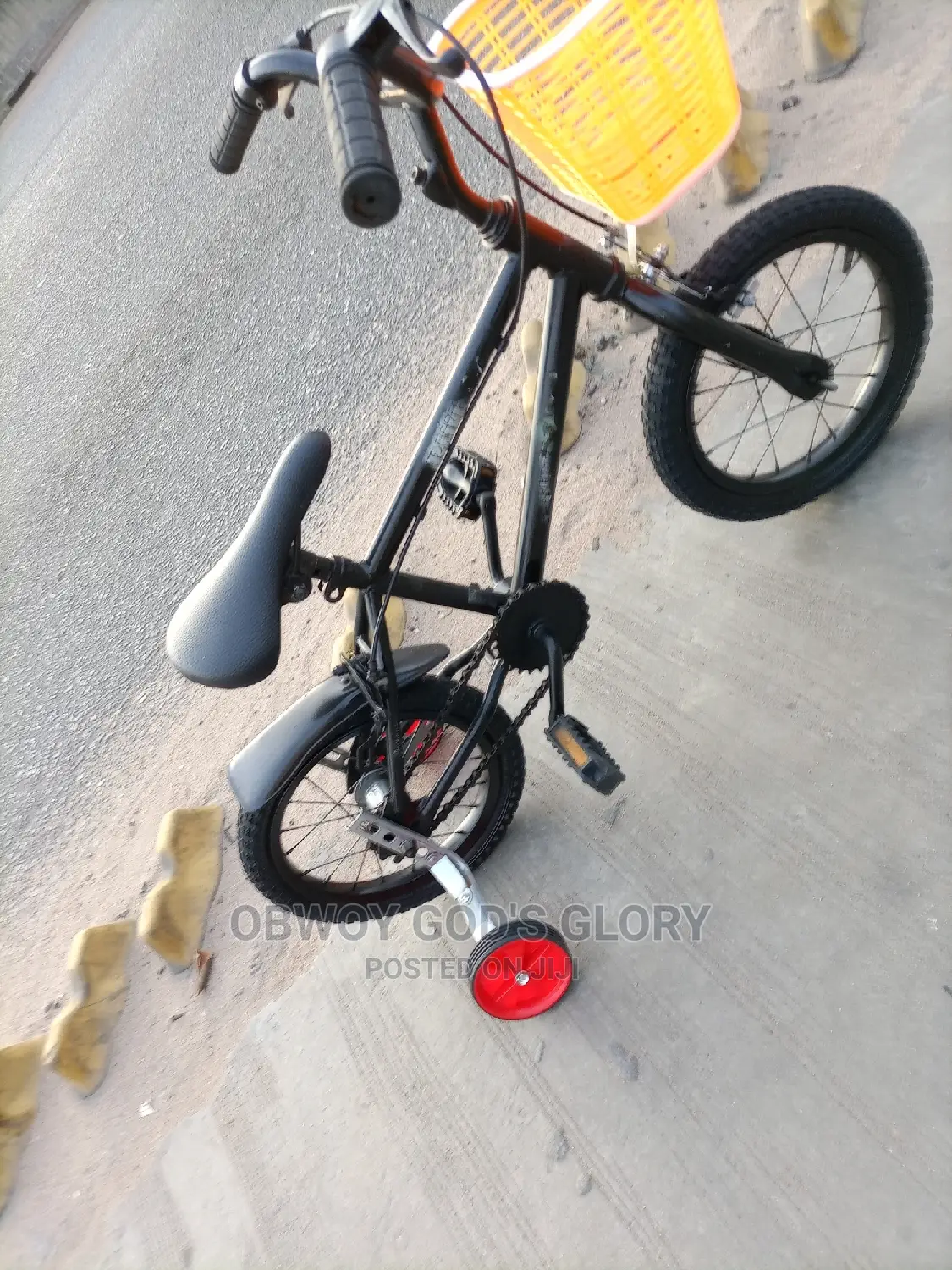 Black Jet Mountain Kids Bike