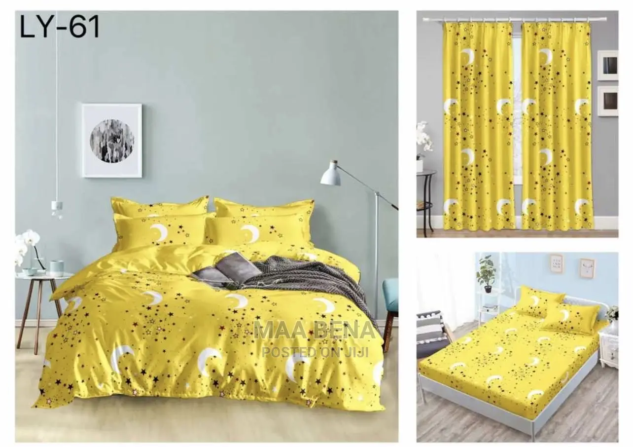 Bedset With Matching Curtains (8pcs)