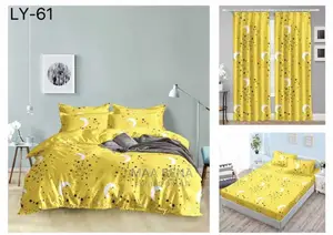 Bedset With Matching Curtains (8pcs)