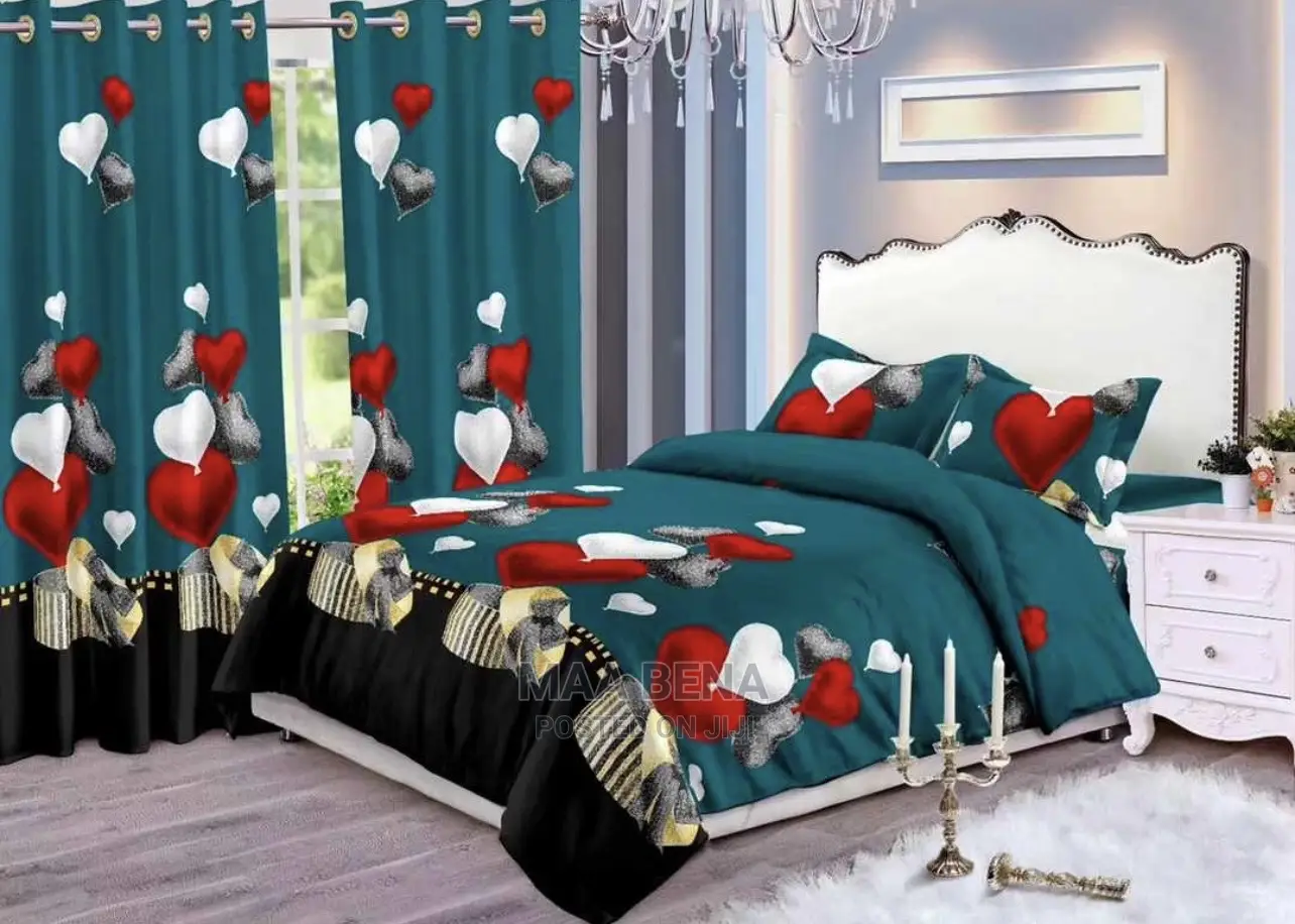 Bedset With Matching Curtains