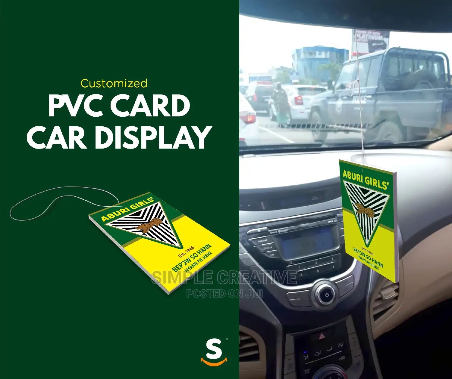 Pvc Card Car Display