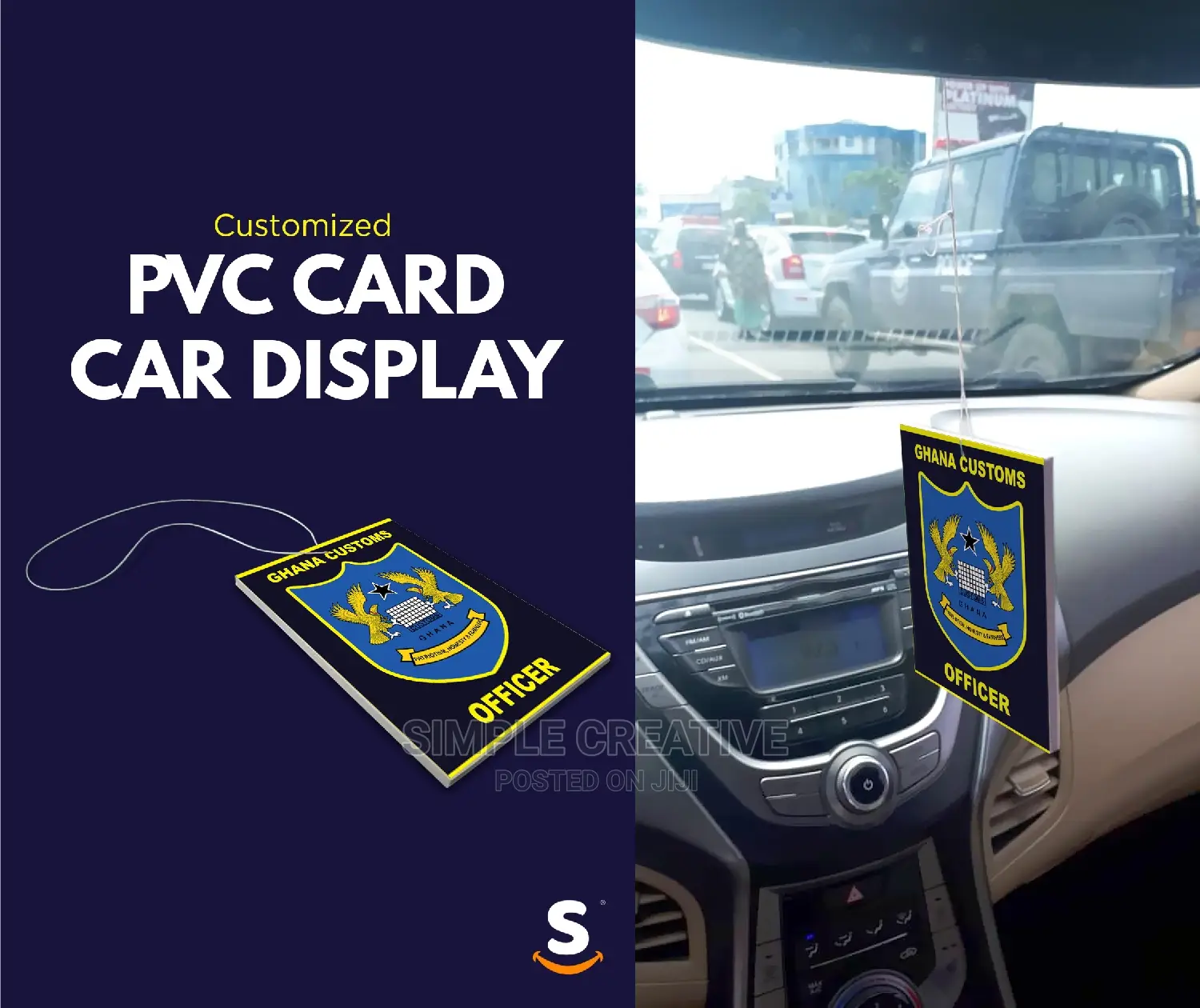 Pvc Card Car Display