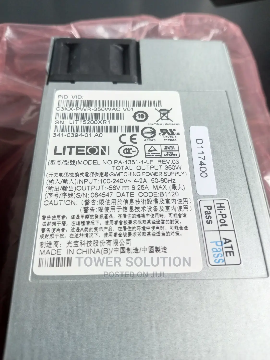 Power Supply 3560x Series Cisco
