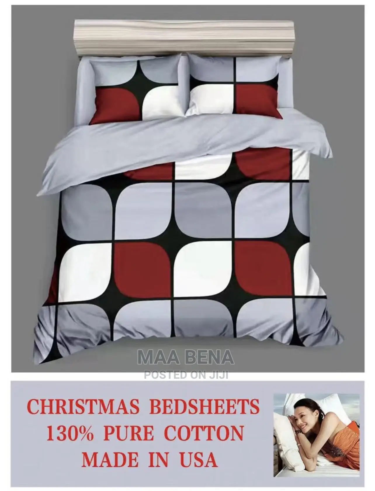 2 Different Bedsheet, 5 Pillowcases