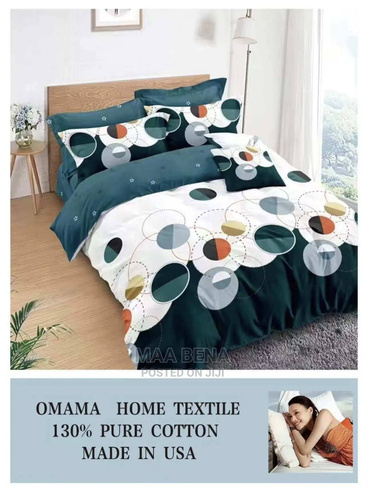 2 Different Bedsheet, 5 Pillowcases