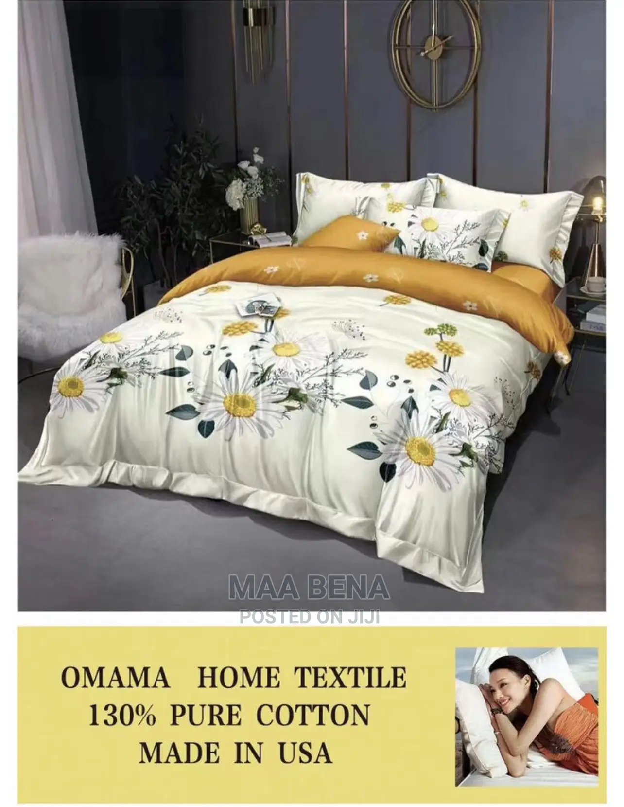 2 Different Bedsheet, 5 Pillowcases