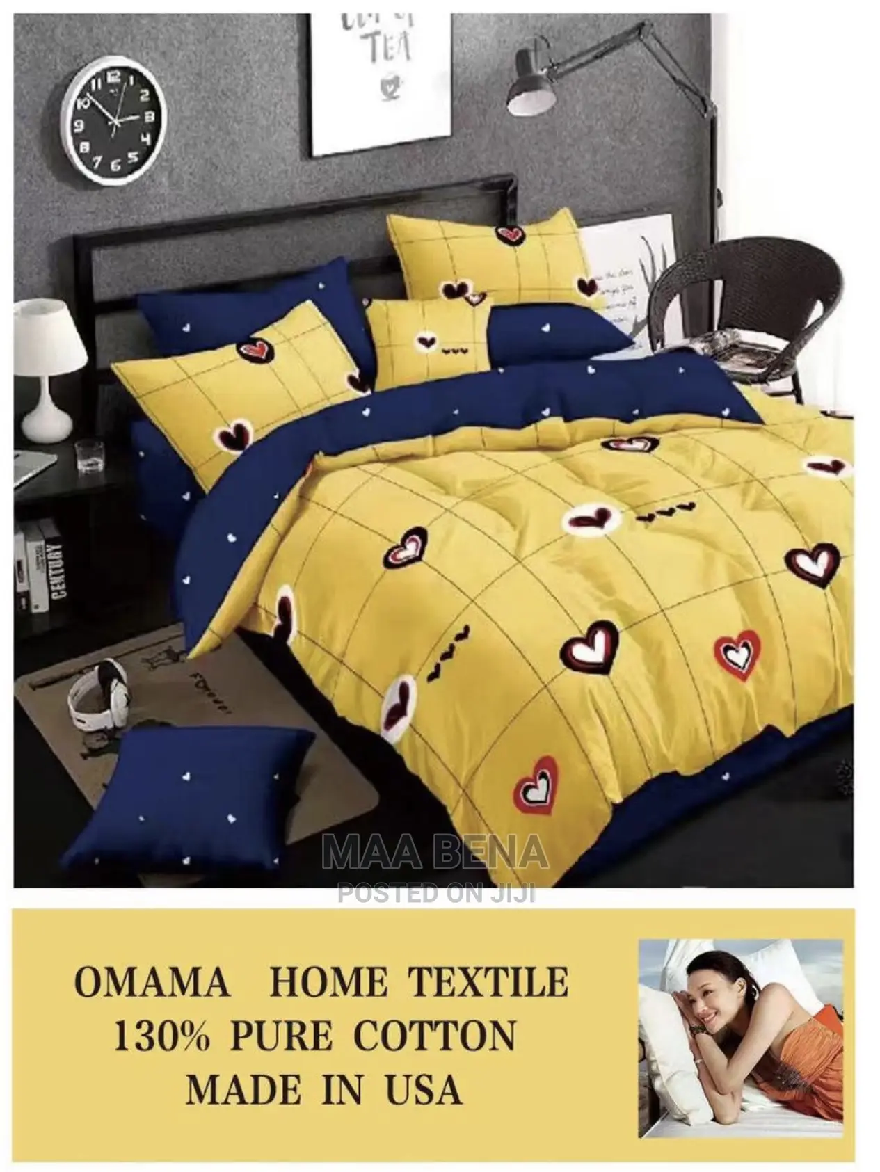 2 Different Bedsheets, 5 Pillowcases