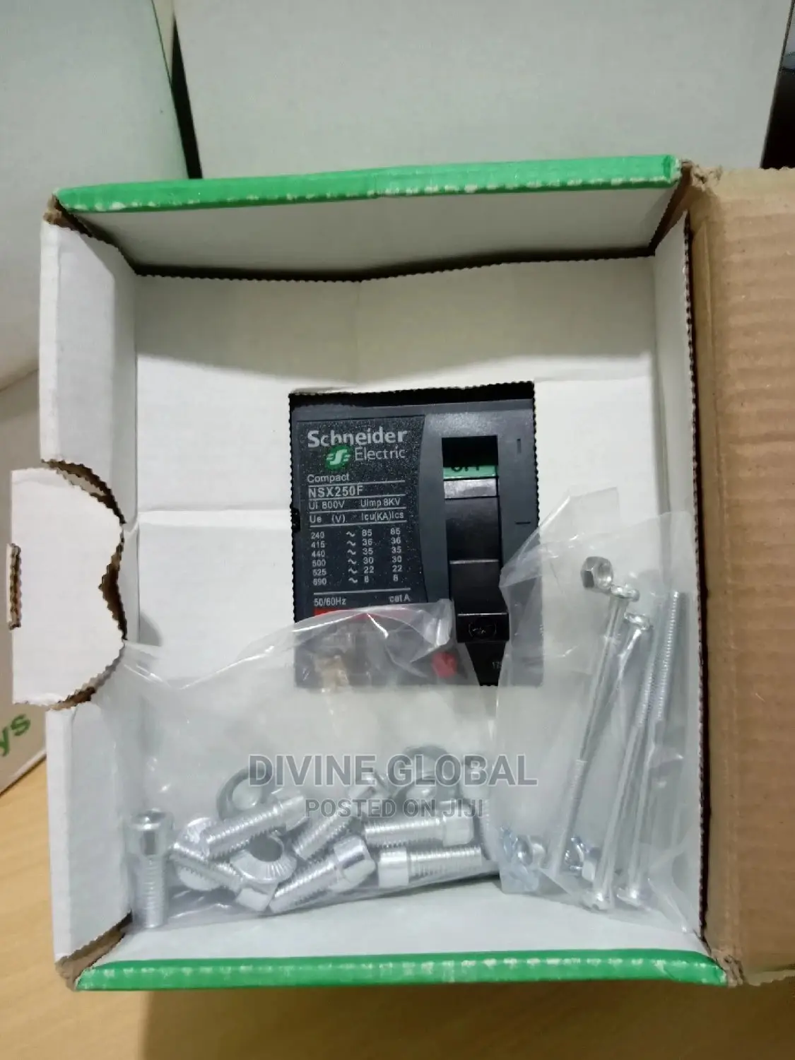 250a Schneider 4pole Circuit Breaker
