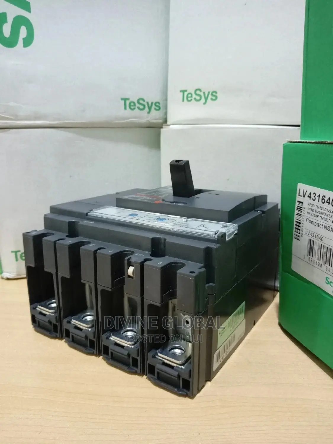 250a Schneider 4pole Circuit Breaker