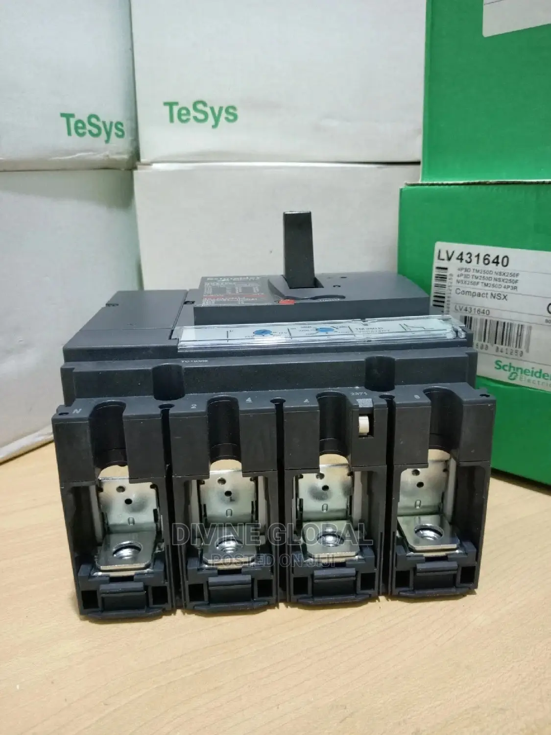 250a Schneider 4pole Circuit Breaker