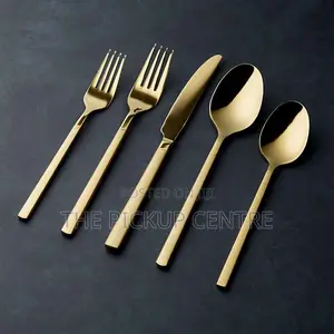20 Pc Skandia Flatware Satin Gold Service for 4