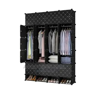 20 Cubes Plastic Wardrobe+ Shoe Rack