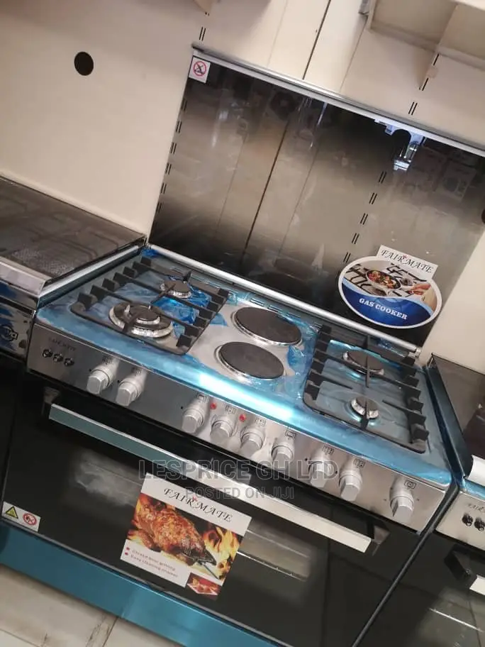 Amazing Fairmate Gas Cooker 4 Burner With 2 Electric