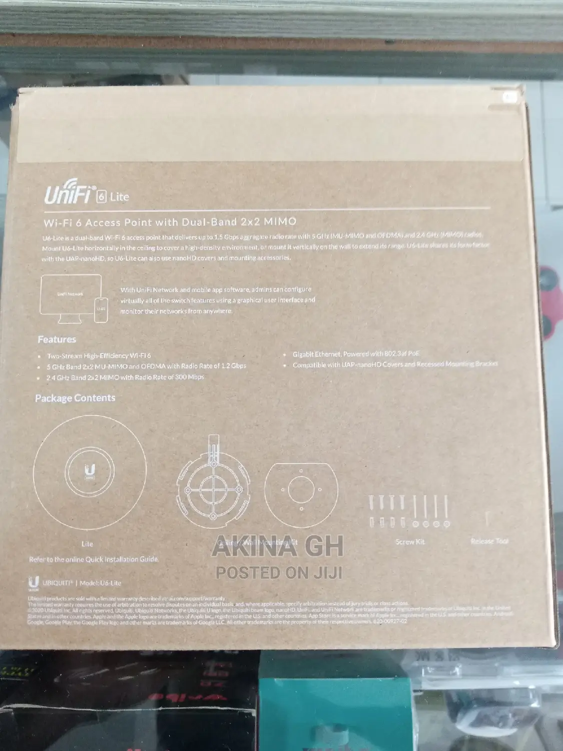 Ubiquiti U6 Lite Access Point With Dual Band 2x2 MIMO