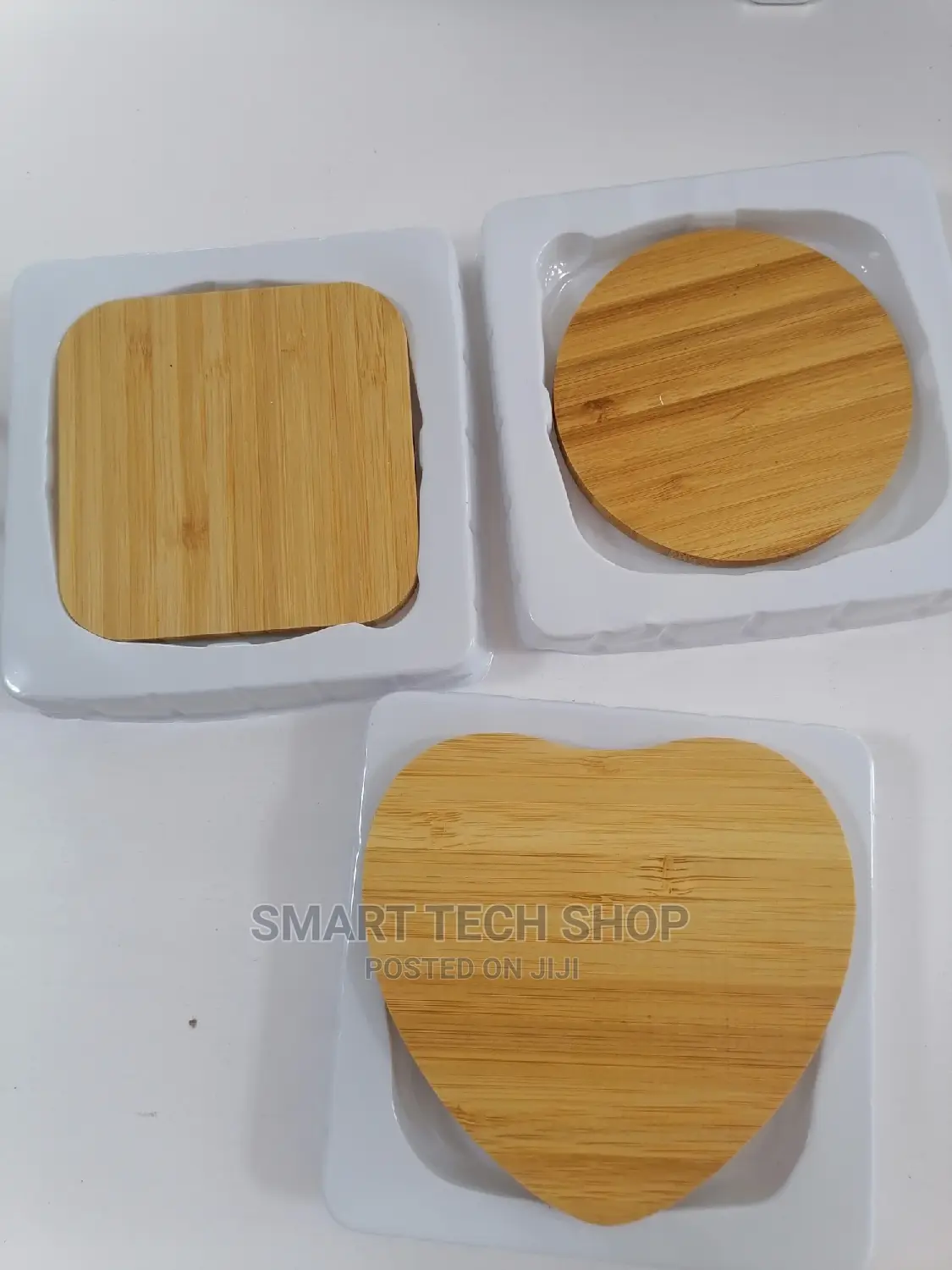 15 Watts Quick Charge Bamboo Wireless Charging Pad iPhone