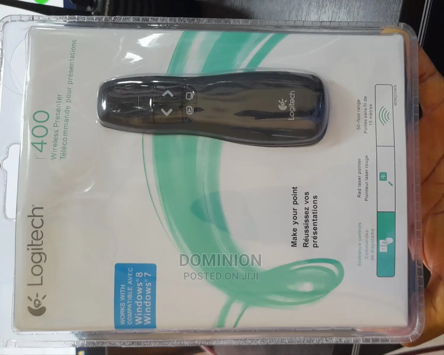 Logitech R400 Wireless Presenter 50ft/15m