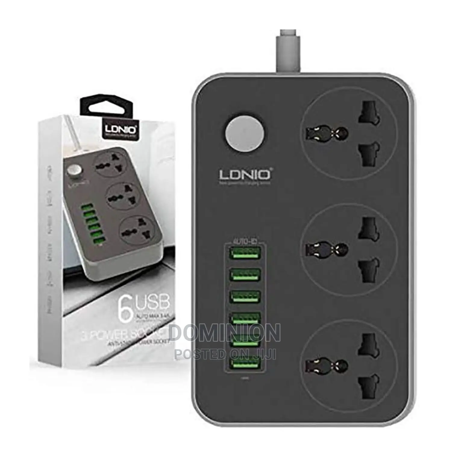 Ldnio Extension Sc3640 6port Usb, 2m Long Cable
