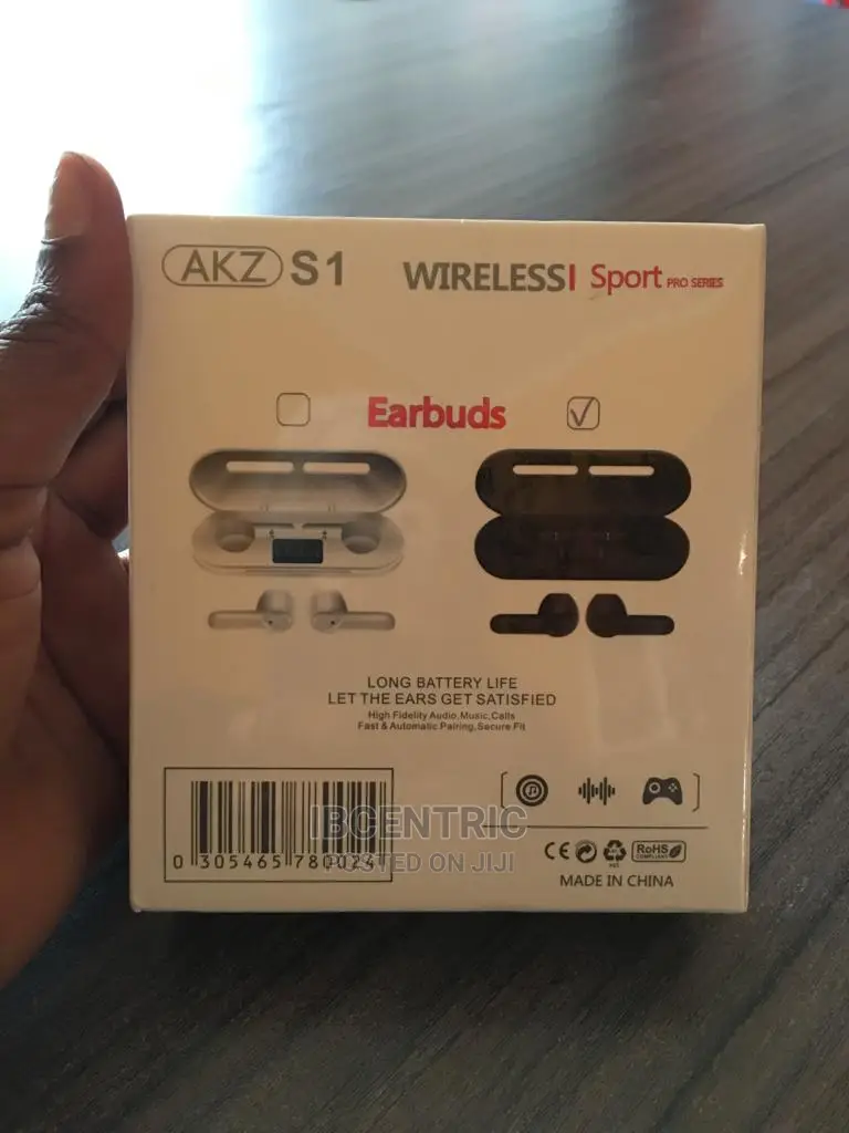 AKZ S1 Wireless Sports Pro Series Earbuds