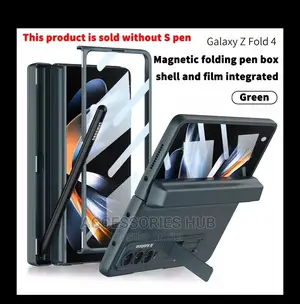 Magnetic Hinge Case Cover for Z Fold 4 With Screen Protector