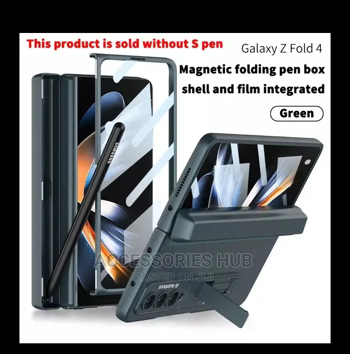 Magnetic Hinge Case Cover for Z Fold 4 With Screen Protector