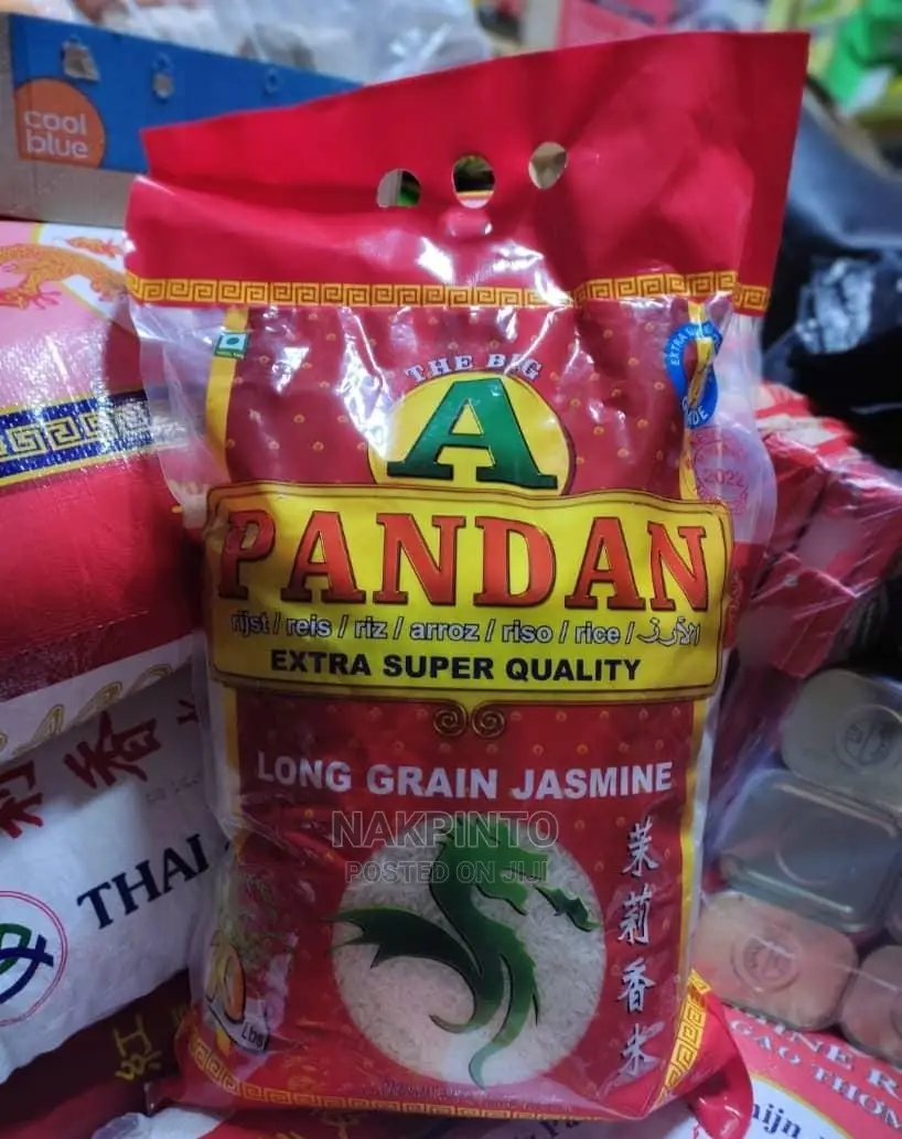 Pandan Extra Super Quality Long Grain Jasmine Rice the Big A