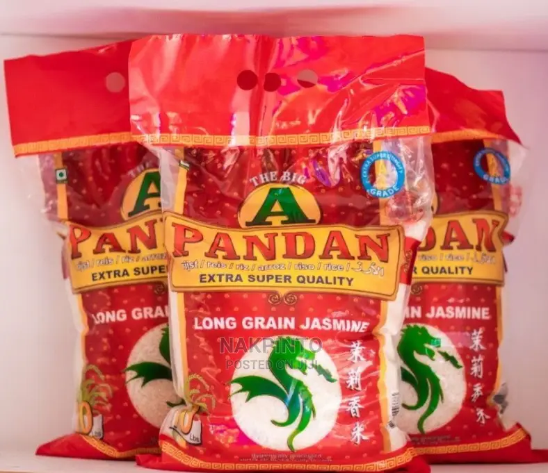 Pandan Extra Super Quality Long Grain Jasmine Rice the Big A