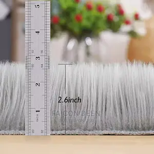 Fluffy Heavy Fur Carpet Rug(In Diff Colors)**Size:180x120cm